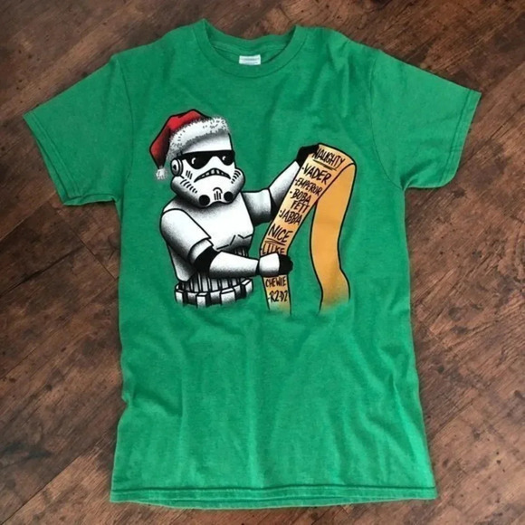 Star Wars Other - NWT Men’s Star Wars‎ Stormtrooper Christmas List T-Shirt